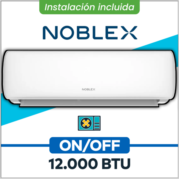 NOBLEX ON/OFF 12.000 BTU (Frio-calor) + Instalación!